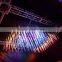 DC12V led meteor shower lighting 3d vertical tube