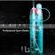 600ML Outdoor Sports Plastic Cup Spray Water Bottle Summer Students Personality Kettle