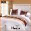 wholesale custom hotel bed runner, bed runners and cushions