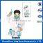 hospital uniform women's/man's comforterable fit doctor lab coat for children
