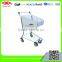 Metal 4 wheels hand luggage trolley