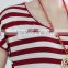 F5S40355 Women Stripe fashion Dress 2016 Summer
