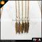 Fashion Alloy Leaf Pendant Tassel Body Chain