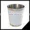 Household Colorful Large Size Metal Kitchen Waste Bin For Office/House