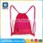 Factory direct price pink ladies small mini ball drawstring bag custom