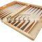 High Quality INLAID WOOD Traditional Backgammon Set in WALNUT WOOD