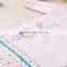 100% cotton baby child sleeping bag with detachable sleeve for four seasons pink girl