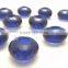 AAA Dark Blue Color Quartz Faceted Roundel Big Hole Beads
