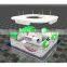 High quality frozen yogurt kiosk topping counter