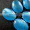 10x14mm oval blue synthetic cat eye cabochon DIY supplies for earrings,rings,pendant charm findings 4120065