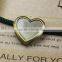 22MM Vintage Love Heart Brass Bronze Heart Locket,locket Pendant,pendant Setting Tray 1131028