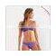 ginghan push up halter swimwear swimsuit