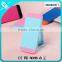 2014 High quality built in cable 5000mah silicon powerbank