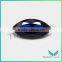 European machine cutting 34# synthetic corundum marquise fake blue sapphire rings