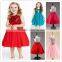 Summer roses bow princess dress girls sequined dress sequins princess dress bowknot costumes girl's dress wedding dresses