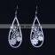 White turquoise earrings