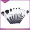 12 Pcs Bamboo Handle Makeup Brushes Kabuki Powder Foundation Blusher Cosmetic Brushes With Bag