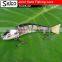 5" High quality 8 section jointed segmented body minnow fishing lure
