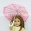 High Quality Doll Umbrella Accessories for 18inch Dolls