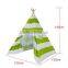 2017 waterproof canvas kids teepee