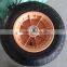 high quality competitive price pneumatic plastic rim 3.50-7 rubber wheel