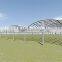 Multi-span greenhouse with greenhouse window opener system