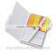sticky notes and ballpen in plastic case,sticky notes holder with pen