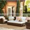 2017 Trade Assurance Hot Sale SIGMA elegant design modern beauty pe rattan sofa salon furniture