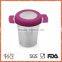 WS-IF004 Stainless steel tea infuser with silicone handle/Tea cup