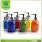 Wholesale Pump Lid Colorful Glass Mason Jar Soap Dispenser