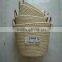 Lucky Weave Wholesale make corn husk weaving basket corn leaf rope basket