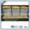 Heat Resistant White Ceramic Jar with bamboo lids
