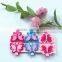 Factory price spring butterfly no slip fabric bobby pin wool felt chinese hairpin for children girls womens hair accessories