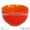 light color ceramic two tone soup bowl