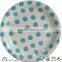 Green Ceramic Stoneware Dinner Plate