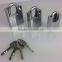 Good quality 60mm half covered polished padlock, protective shop lock