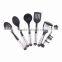 7pcs stainless steel nylon kitchen cutlery set with hanger