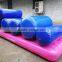 Round Air Barrels Inflatable Gym Air Rolls Plastic Air Pillar For Gymnastic