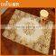 30cm*46cm golden PVC lace placemat (DOILES) for banquet