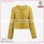 2015 new design winter fashionable lady wool coat design