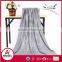 cable knitted printing modacrylic airline blanket