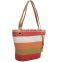 2016 Hot Summer Lady Lurex Stripe Small Tote Paper Straw Bag