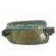 Printed Dark Green Travel Nylon Rfid Money Bag Women Waist Wallet