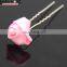 Mixed Colors Rose U-sharped Design Hair Pin Clips For Girls