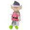 Pink Cartoon Boy Christmas Plush Elf Doll Toy Fashion Custom 18'' Stuffed Soft Toy Elf Plush