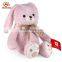 wholesale 12 inch coloured pink color plush teddy bears toy