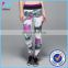 Yihao 2015 Women new design printed Speed Tight leggings sportswear yoga wholesale dance workout printed leggings