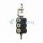 Optic fiber clamp for optic cable and power cable, double type, 6 holes