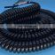 spiral cable power cord/spiral cable protector Low Voltage Flexible Retractable Spiral Spring Coiled Cable