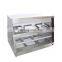 DH-2*3 Hot Display Showcase Electric Food Warmer Stainless Steel Display Showcase With 2 Shelves